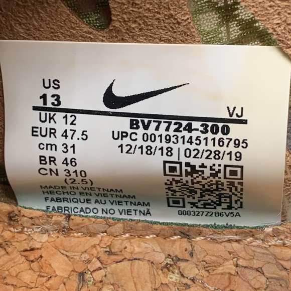 Nike Vapor Street Peg Cargo Running‎ Shoes BV7724-300 Men’s Sz 13 main image 4